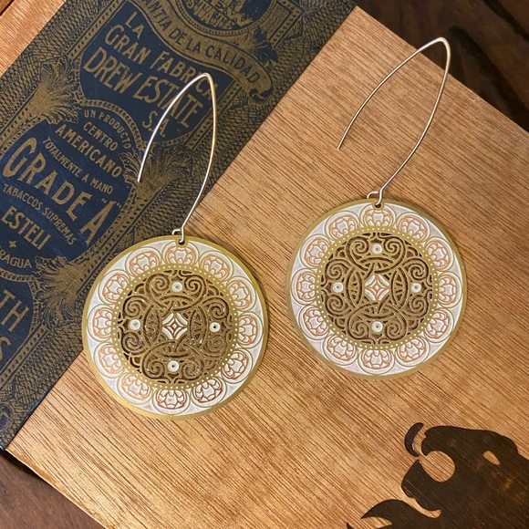 whisperedHEART earrings by trina 🌙🤍✨ - Picture 7 of 11